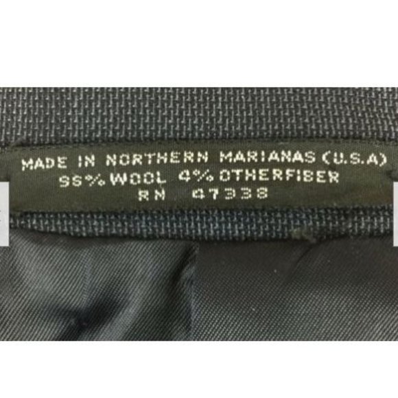 Albert Nipon Men's Dark Blue 2 Button Wool Long Sleeve Suit Blazer Jacket S40 - Picture 10 of 11